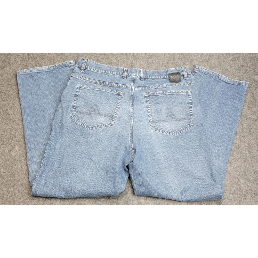 Alberto Jeans Mens 34x28 Streetwear Comfort Fit Straight Leg Americana